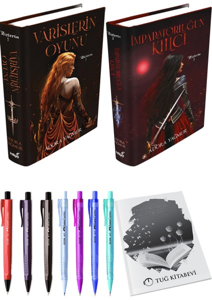 Imparatorluğun Kılıcı Ciltli ve Varislerin Oyunu Ciltli Adora Yağmur 2li Set