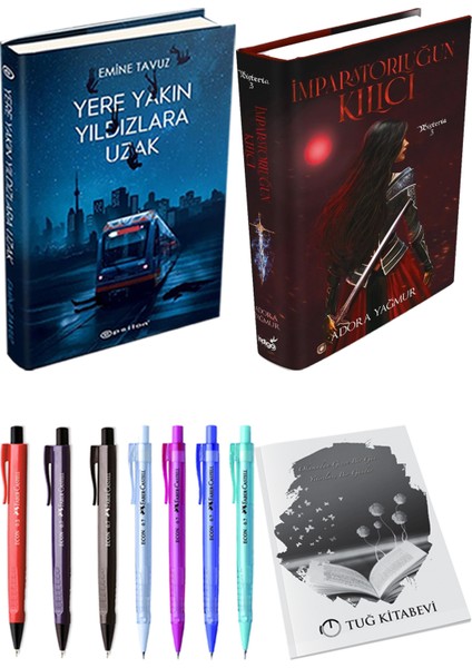 Imparatorluğun Kılıcı Ciltli ve Yere Yakın Yıldızlara Uzak Ciltli Emine Tavuz 2li Set