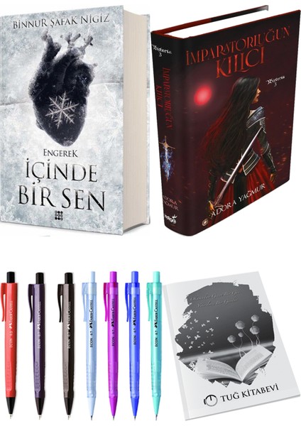 Imparatorluğun Kılıcı Ciltli ve Içinde Bir Sen 1 Engerek Ciltli Binnur Şafak Nigiz 2li Set