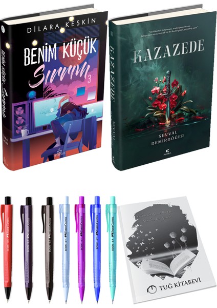 Kazazede 2 Ciltli ve Ephesus Benim Küçük Sırrım 3 Ciltli Dilara Keskin 2li Set