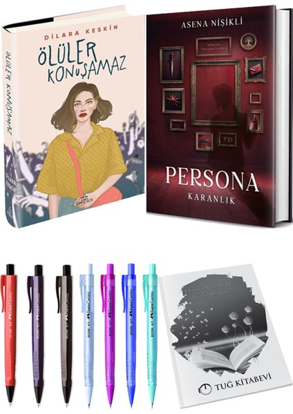 Persona Karanlık Ciltli ve Ephesus Ölüler Konuşamaz Ciltli Dilara Keskin 2li Set