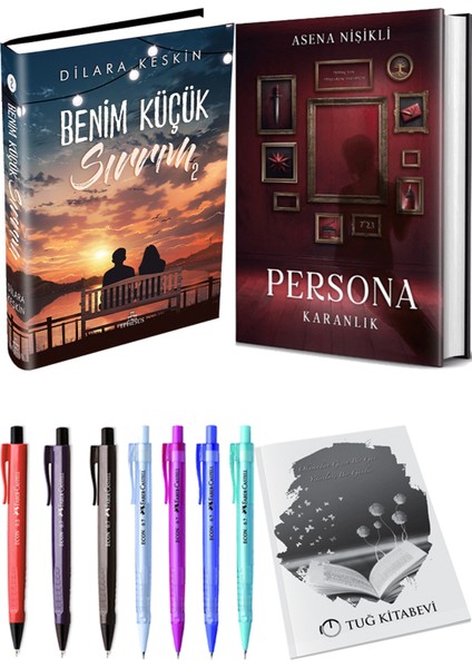 Persona Karanlık Ciltli ve Ephesus Benim Küçük Sırrım 2 Ciltli Dilara Keskin 2li Set