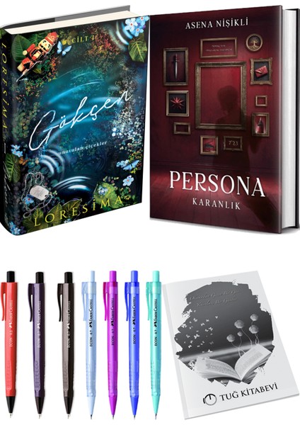 Persona Karanlık Ciltli ve Ephesus Yayınları Gökçen 1 Ciltli Loresima 2li Set