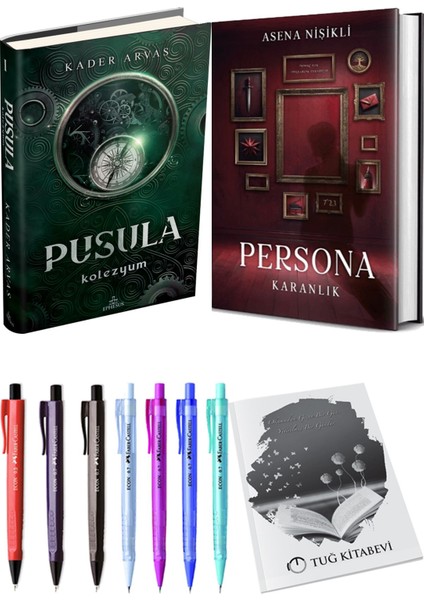 Persona Karanlık Ciltli ve Pusula 1 Kolezyum Ciltli Kader Arvas 2li Set
