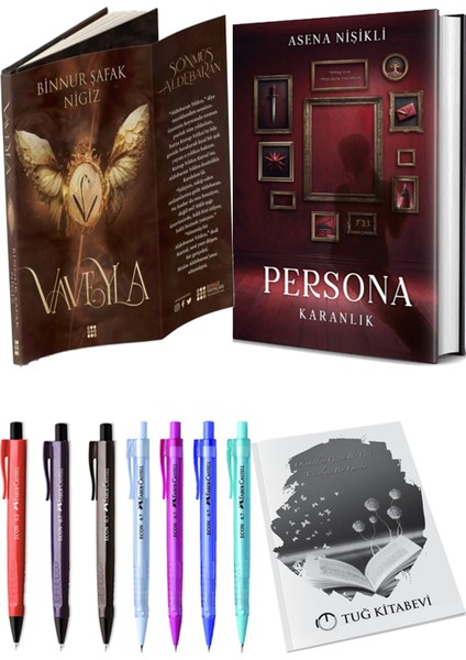 Persona Karanlık Ciltli ve Vaveyla 1 Sönmüş Ciltli Binnur Şafak Nigiz 2li Set