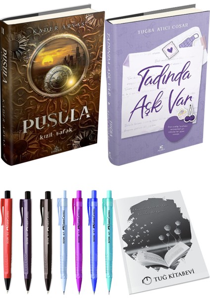 Tadında Aşk Var Ciltli ve Arlo Finch Gölgeler Krallığı Ciltli John August 2li Set