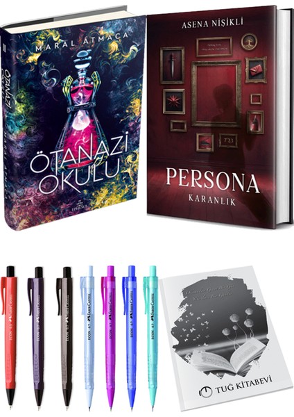 Persona Karanlık Ciltli ve Ephesus Ötanazi Okulu 2 Ciltli Maral Atmaca 2li Set