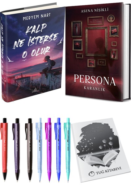 Persona Karanlık Ciltli ve Kalp Ne Isterse O Olur 1 Ciltli Meryem Nart 2li Set