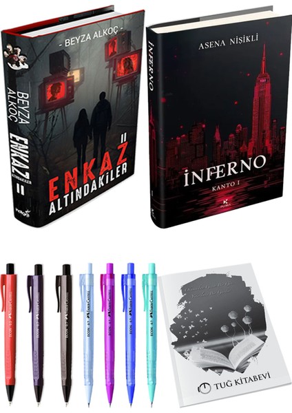 Inferno Kanto I ve Enkaz Altındakiler 2 Ciltli Beyza Alkoç 2li Set