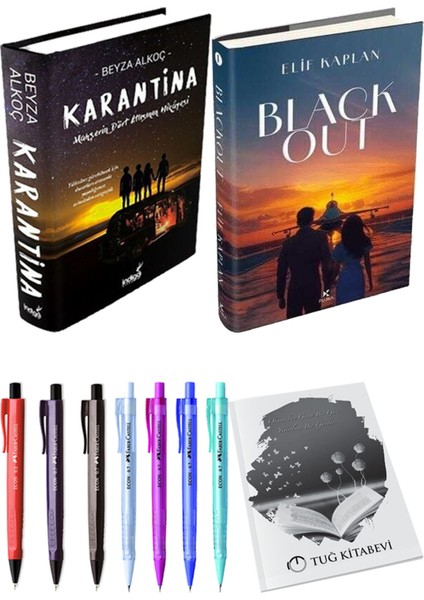 Blackout Ciltli ve Karantina 1 Ciltli Beyza Alkoç 2li Set