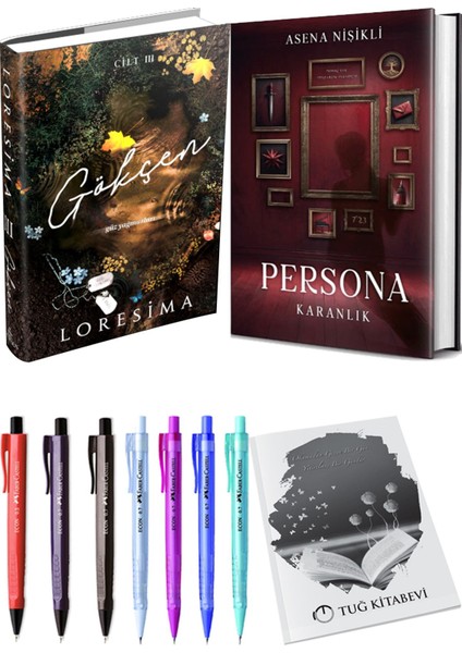 Persona Karanlık Ciltli ve Ephesus Yayınları Gökçen 3 Ciltli Loresima 2li Set