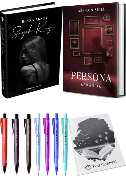 Persona Karanlık Ciltli ve Epsilon Yayınevi Siyah Kuğu Ciltli Beyza Aksoy 2li Set
