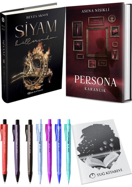 Persona Karanlık Ciltli ve Epsilon Yayınevi Siyam 3 Ciltli Beyza Aksoy 2li Set