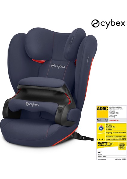 ADAC'lı Pallas B Fix Latch Isofixli Bebek Çocuk Oto Koltuğu 9-36 kg