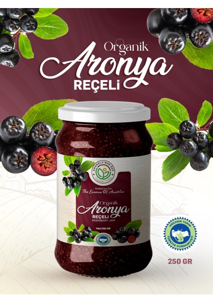 Organik Aronya Reçeli ''250gr''