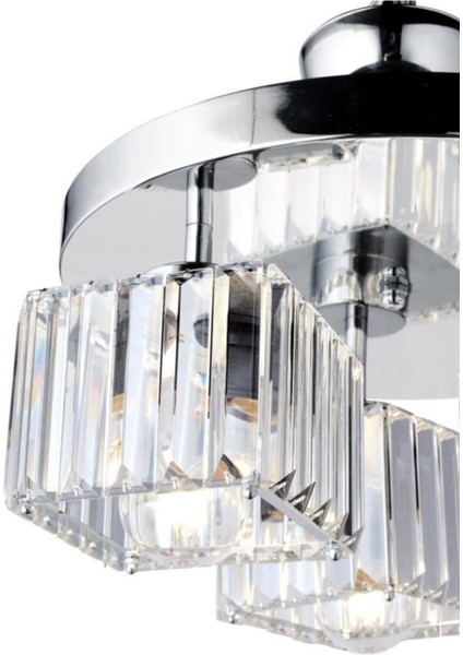 Lara 3'lü Krom K-01 Avize modelleri