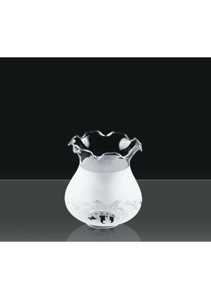 Fanus Mat Avize Camı (Boy 13 cm ,çap 11 cm )