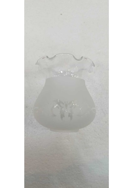 Fanus Mat Avize Camı (Boy 13 cm ,çap 11 cm )