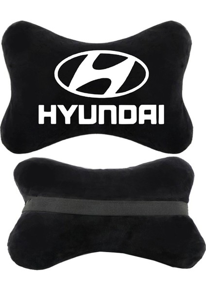 2'li Set Hyundai Araçlarla Uyumlu Ortopedik Oto Boyun Yastığı