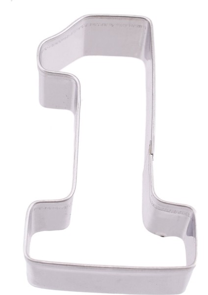 Kek Kurabiye ve Pasta Kalıbı Metal 1 Sayı Büyük Boy Rakam 8.5 cm