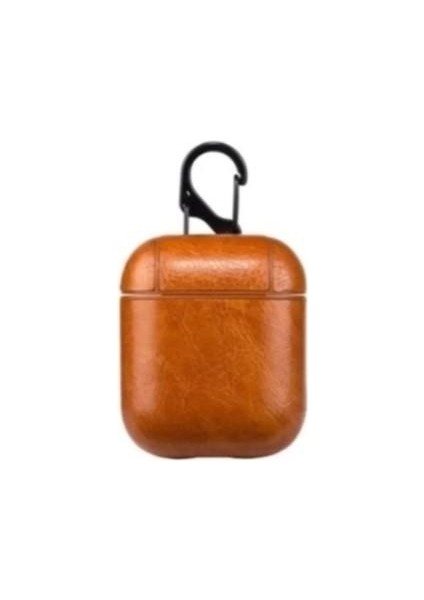 Airpods Kulaklık Lux 360 Koruma Deri Kılıf