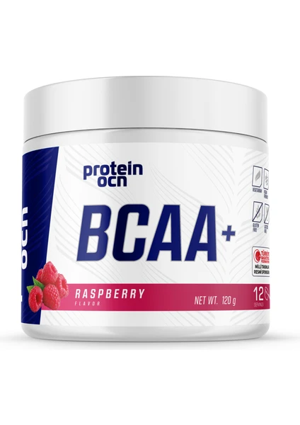 BCAA+ Ahududu - 120g - 12 servis