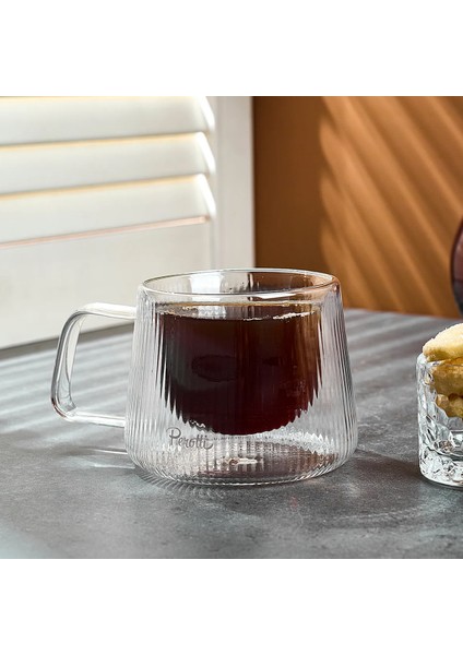 Lineo Short Çift Cidarlı Kupa 200 ml