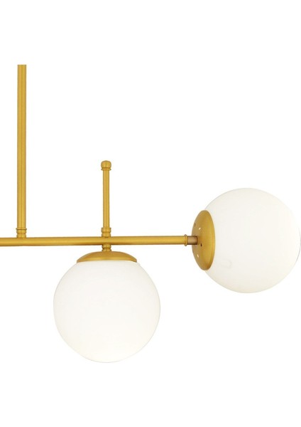 Günay 4lü Gold Modern Mutfak Yemek Masası Üstü Yatak Odası Salon Avize fırsatları