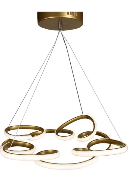 Modern Gold Modern Sarkıt LED Avize 3 Renk ( Sarı Beyaz ve Gün Işığı ) Büyük Boy Salon fiyatları