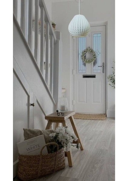 Asel Beyaz Avize Yatak Odası, Mutfak, Oturma Odası Tasarım Tekli Sarkıt Avize (Plastik) fiyatları