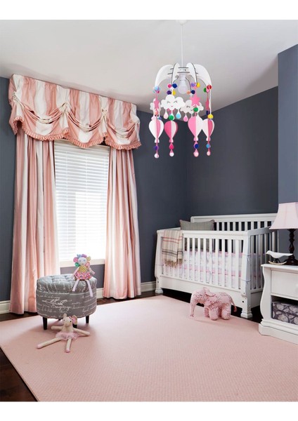 Design Otto Dream Light Dekoratif Çocuk Odası Avize Bebek Odası Avize Pembe