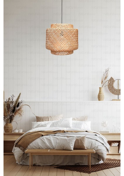 Sinnerlig Bambu Avize 30 cm - Iskandinav, Modern, Bohem, Rattan Avize, Aydınlatma fırsatları