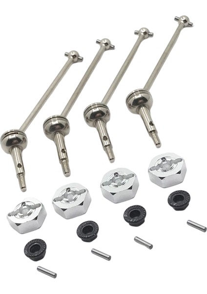 Metal Cvd Tahrik Mili Wltoys 1/12 124018 124019 Rc Dıy Yedek Uzunluk 88MM (Yurt Dışından)