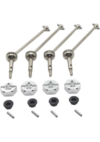Metal Cvd Tahrik Mili Wltoys 1/12 124018 124019 Rc Dıy Yedek Uzunluk 88MM (Yurt Dışından)