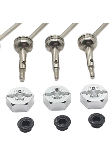 Metal Cvd Tahrik Mili Wltoys 1/12 124018 124019 Rc Dıy Yedek Uzunluk 88MM (Yurt Dışından)