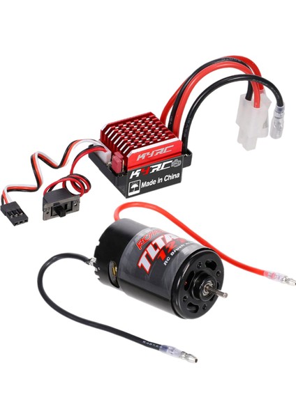 Eksenel SCX10 AXI03007 Için 60A/320A Esc'li Rc Car 550 Fırçalı Motor 12T'NIN Alır (Yurt Dışından)