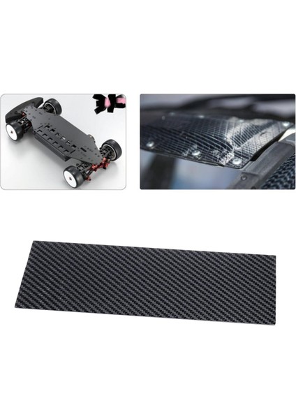 Düz Dokuma Karbon Fiber Panel Sayfası 0.5mm/1mm/2mm/3mm Drone Çerçeveleri Için 125X75X1MM (Yurt Dışından)