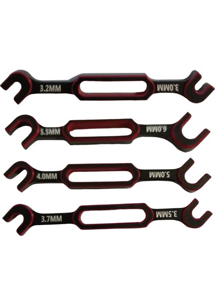 4x Top Rot Sökme ve Montaj Aletleri Hobi Araba Kırmızı Için Alüminyum Alaşım (Yurt Dışından) fırsatları
