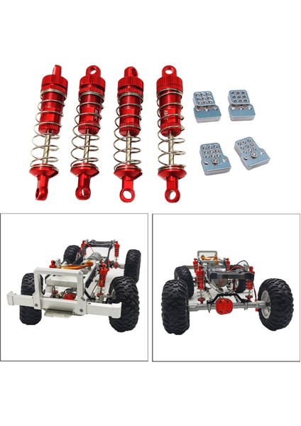 4 Amortis Wltoys A959 A969 Wpl C14 C24 C34 D90 MN45 MN99 Rc Kırmızı ve Genişletici (Yurt Dışından) modelleri
