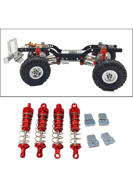 4 Amortis Wltoys A959 A969 Wpl C14 C24 C34 D90 MN45 MN99 Rc Kırmızı ve Genişletici (Yurt Dışından) fırsatları