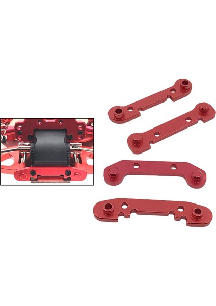 4x Takviyeli Salıncak Kolu Rc Araba Parçaları 1:12 Wltoys 124018 124019 Kırmızı (Yurt Dışından) fırsatları