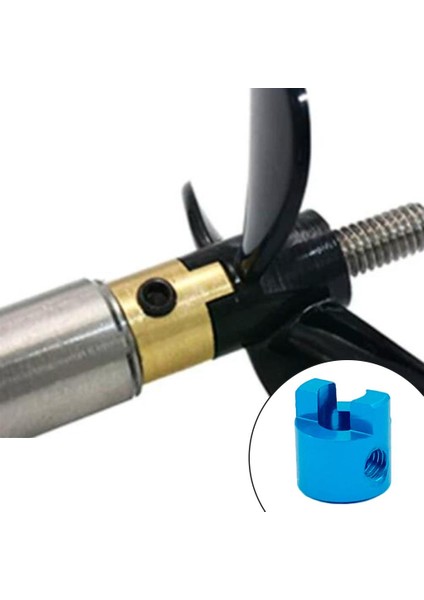 Köpek Mili Metal Dıy Pervane Koltuk Değneği Kürek Çatal Parçaları Rc Tekne Tahrik Mili 4mm Mavi (Yurt Dışından)