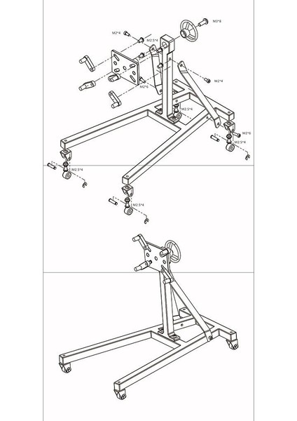 Motor, Simüle Edilmişım Braketi Standı, 1/10 (Yurt Dışından)