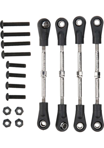 4pcs Metal Rc Araç Direksiyon Çubuğu Hsp Hpı Araçlar Vidalı Somunlar Parçaları 68MM-77MM (Yurt Dışından)