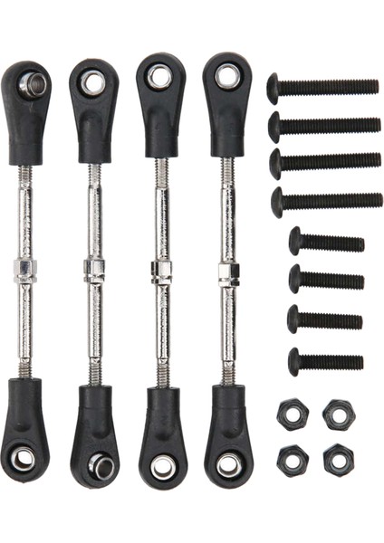 4pcs Metal Rc Araç Direksiyon Çubuğu Hsp Hpı Araçlar Vidalı Somunlar Parçaları 68MM-77MM (Yurt Dışından) fiyatları