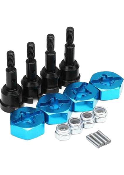 Wltoys A969/A969B A979 1:18 Rc Yükseltme Hex Dalış Hub Parçaları + Mavi (Yurt Dışından)