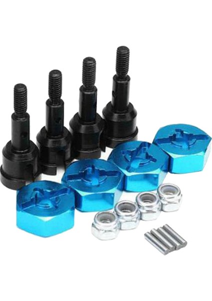 Wltoys A969/A969B A979 1:18 Rc Yükseltme Hex Dalış Hub Parçaları + Mavi (Yurt Dışından)