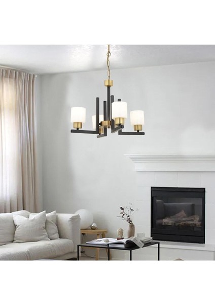 Torqu 4 Lü Eskitme Siyah Modern Yatak Odası Mutfak Oturma Odası Salon Avize fiyatları