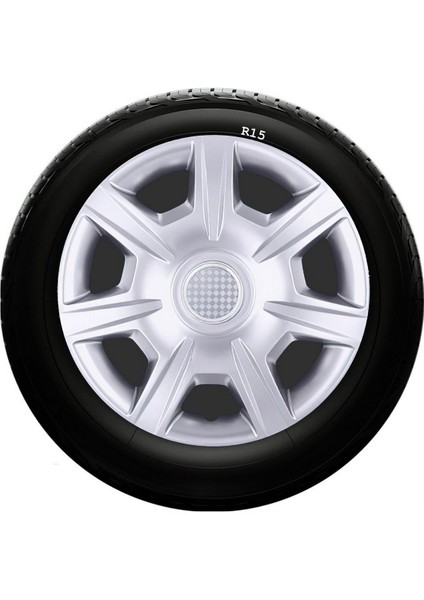 Sks Citroen Jant Kapağı 15 inc Kırılmaz 1 Takım 4 Adet No:327