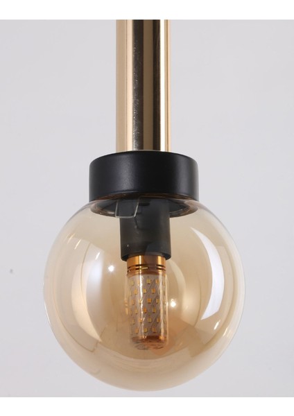 Cota Siyah Gold Kaplama Bal Camlı Avize modelleri